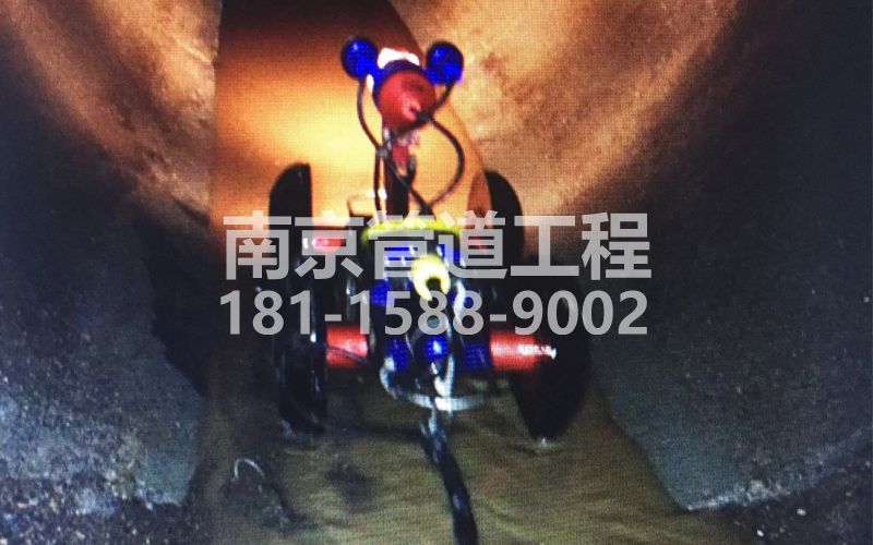吴边村管道机器人检测